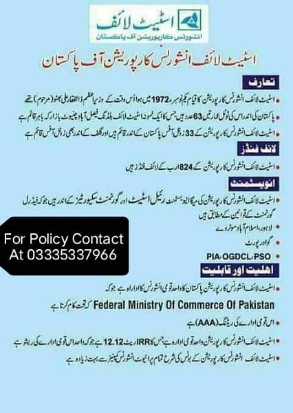 Statelife Insurance Corporation of Pakistan 4