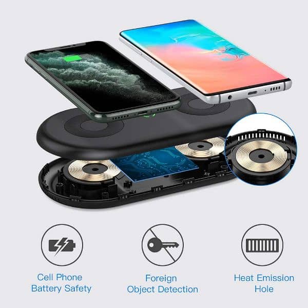 YOOTECH DUAL FAST WIRELESS CHARGER 20W 4