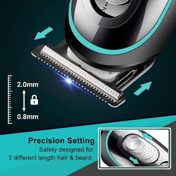 VGR V-055 Professional Cordless Rechargeable Beard Trimmer Clippers 4