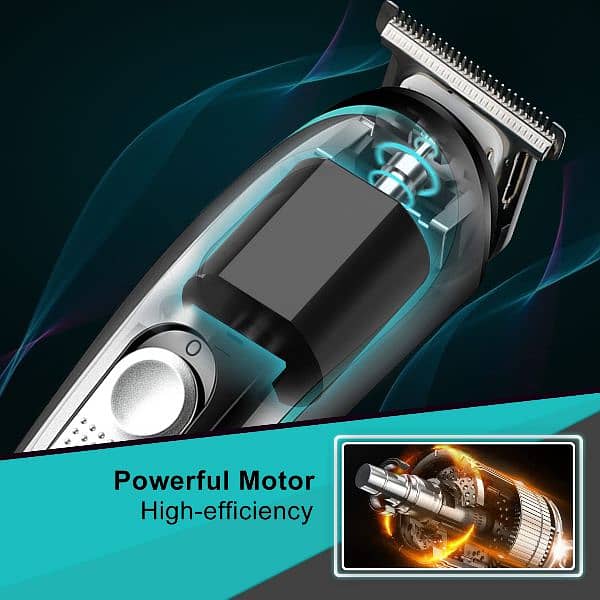 VGR V-055 Professional Cordless Rechargeable Beard Trimmer Clippers 5