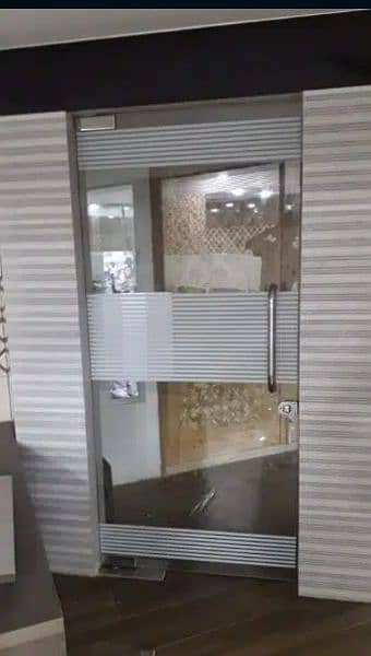 Glass Wall Paper safty filim sticker Available