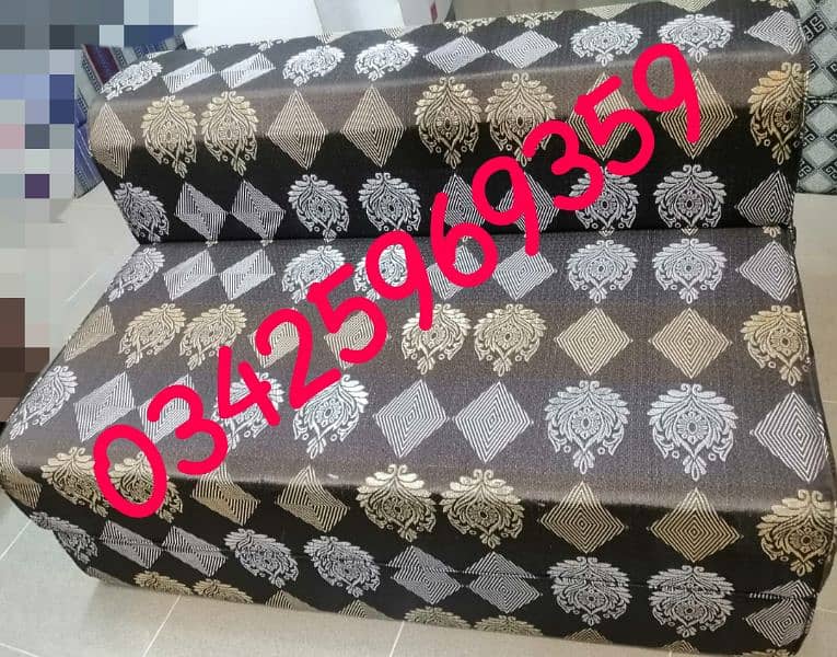 Foam sofa cum bed diamond home furniture dressing almari chair rack 8