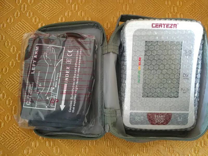 Certeza BM 407 - Digital Blood Pressure Monitor - (White & Grey) 1
