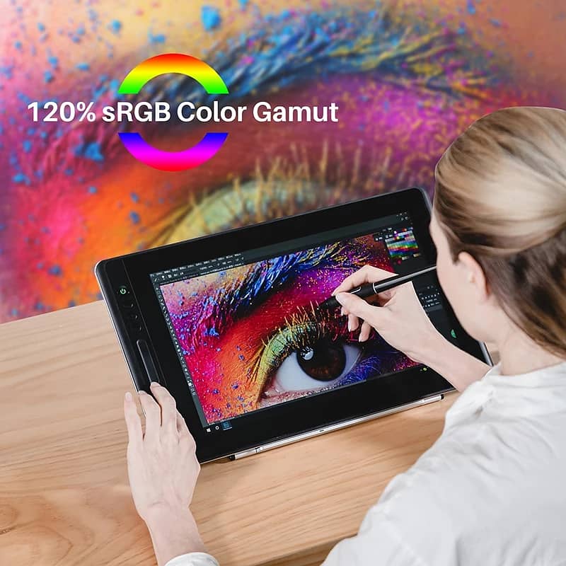 Graphic Display monitor tablet Huion Kamvas Pro 16  120%sRGB for PC 9