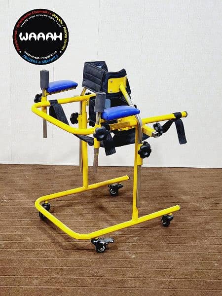 CP Chair CP Walker Combo Physio Rehab Parallel Bars Tilt Table Stand 14