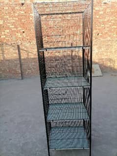 4 portion bird cage