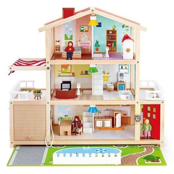 solid wood doll  house or car house 1