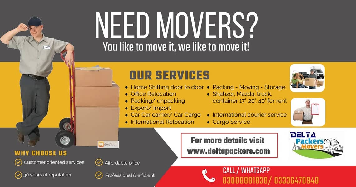 Delta packers & movers, Cargo service, car carrier, logistics, export 9
