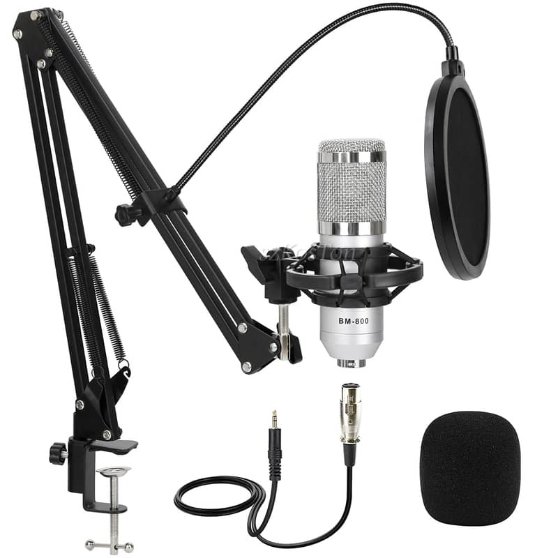 Bm800 Studio Condenser Microphon youtube voice streaming podcastng Mic 1