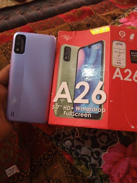 Itel A26 srf 4 month used 2/32 /10by10 6