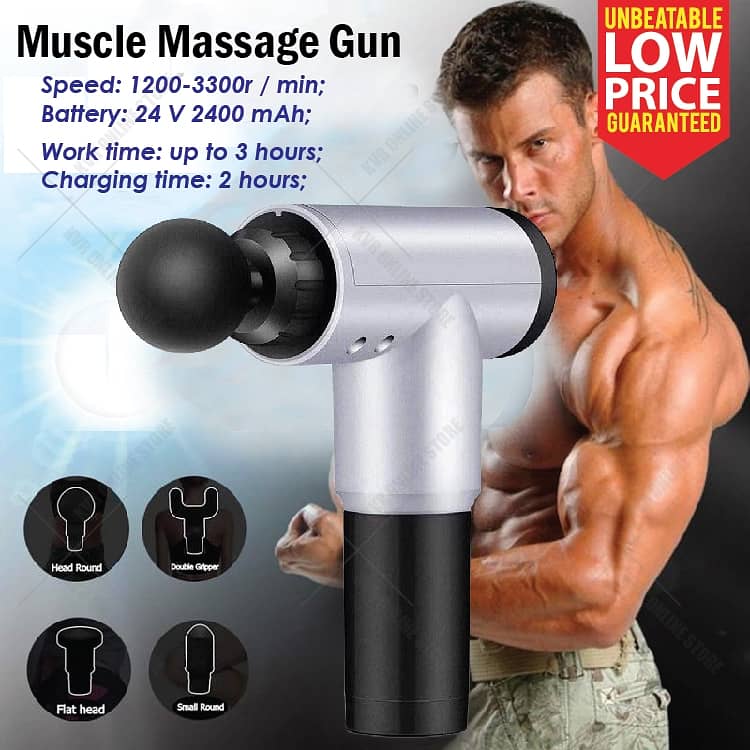 Rechargeable Fascial Gun Deep Muscle Massage Gun - 2400 mAh 5