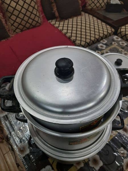 Sonex German silver Cooking pot, dekchiyan 2
