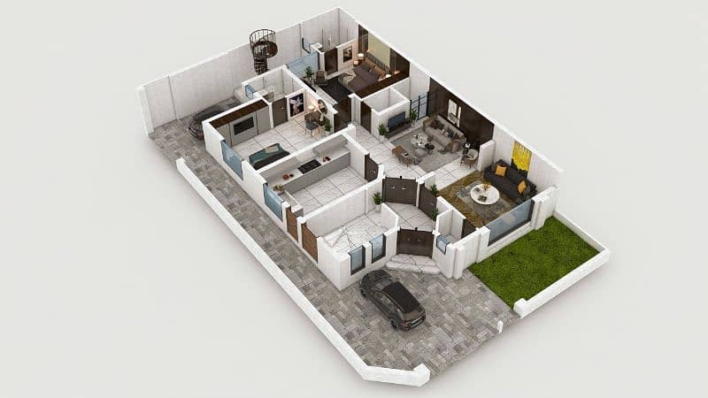 architectural 2d/3d interior and exterior designing 1