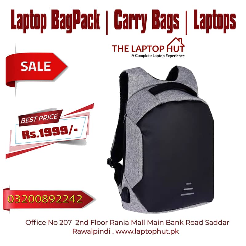 Laptop Bags || Back Pack || Carry Bags | THE LAPTOP HUT 1