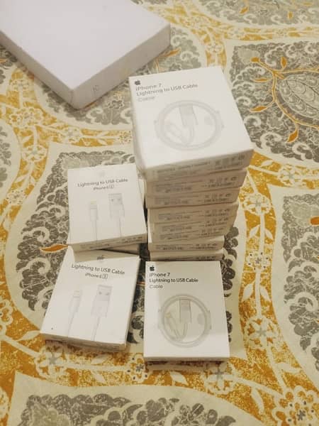 Imported original iphone charger & cable 18