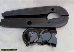 set of Plastic mudguard engine and chain cover