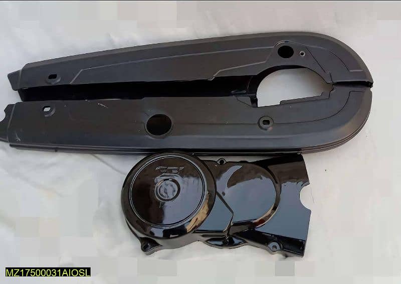 set of Plastic mudguard engine and chain cover 0