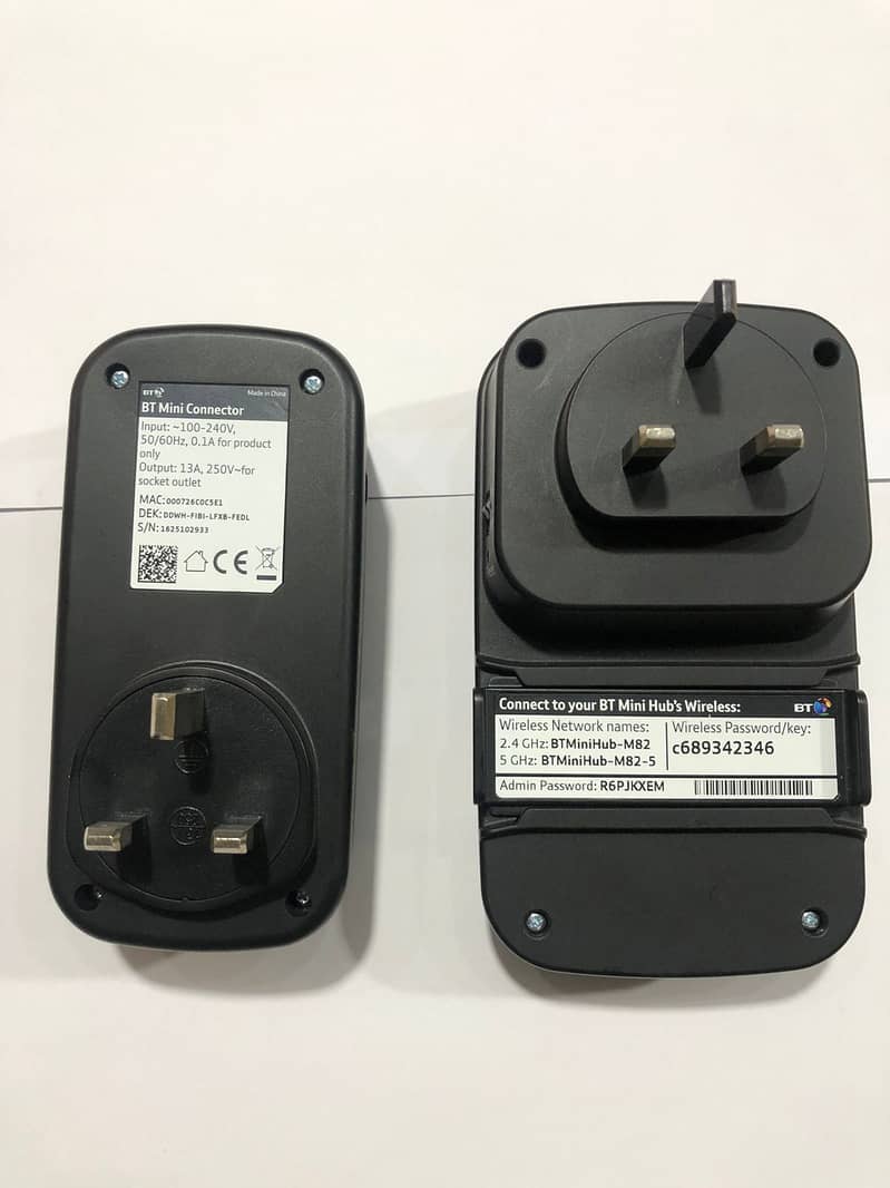 BT Mini Hub Wifi Powerline Adaptors ac1200 1