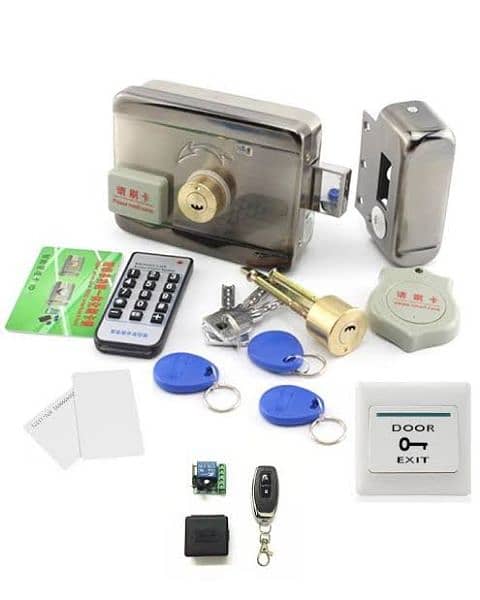 Card, finger , remote , mobile access Control electric door locks 3