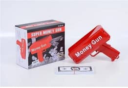 Money Gun Toy with 100 pcs notes