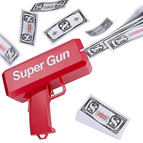 Money Gun Toy with 100 pcs notes 1