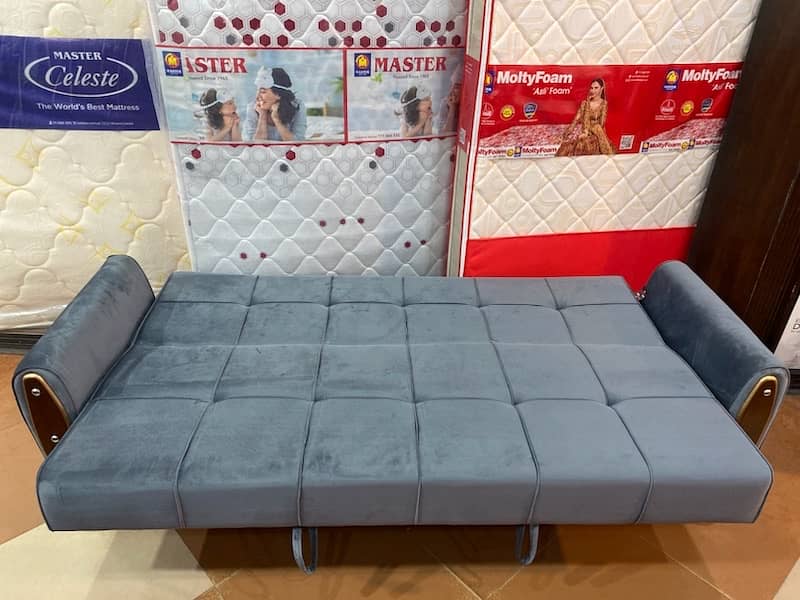 sofa cum bed (2in1)(sofa+bed)( master Molty foam )10 years warranty 1