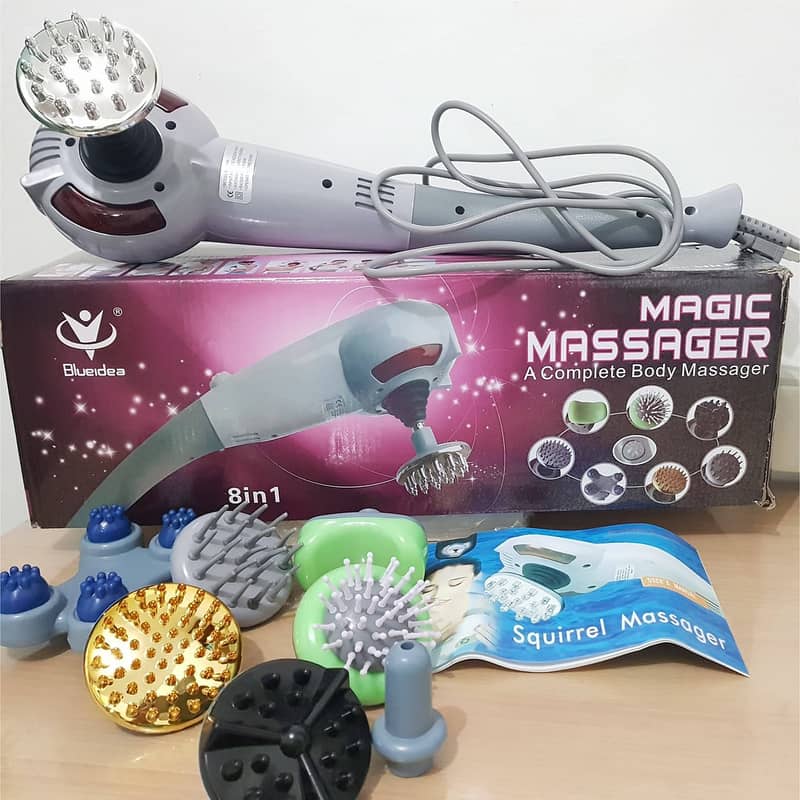8-in-1 Magic Massager - A Complete Full Body Massager Machine 1