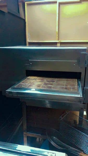 conveyor belt pizza oven 18 inches queen korean 100% geniune 2