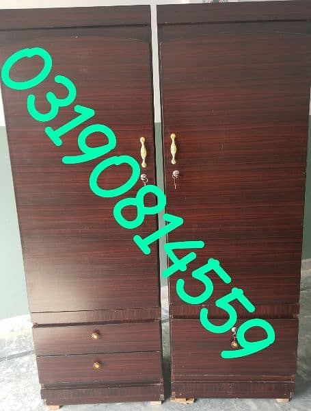 wardrobe 6ft | Cupboard almari | cloth hanging storage | showcase draw 9