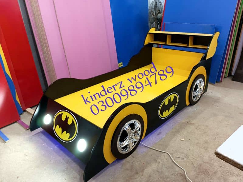 kids batman car bed, 6 feet by 3 feet 1