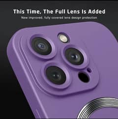 Iphone 14 Pro Max Luxury Silicon Case , Purple , Soft Cover