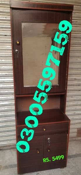 wardrobe cupboard almari bed 6ft clor home hostel furniture sofa chair 14