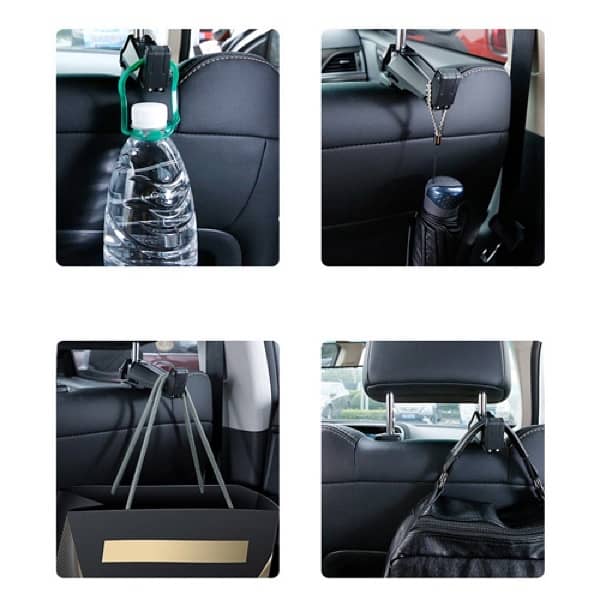 Baseus Car Rear Seat Headrest Phone Bracket Holder hook 4