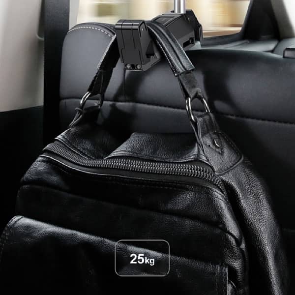 Baseus Car Rear Seat Headrest Phone Bracket Holder hook 3