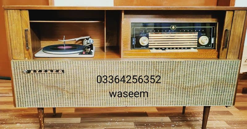 PYE Radiogram Gramophone Turntable vinyl Record player 1