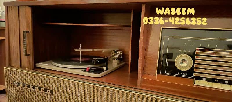 PYE Radiogram Gramophone Turntable vinyl Record player 3
