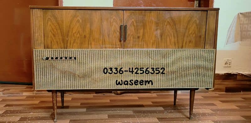 PYE Radiogram Gramophone Turntable vinyl Record player 10