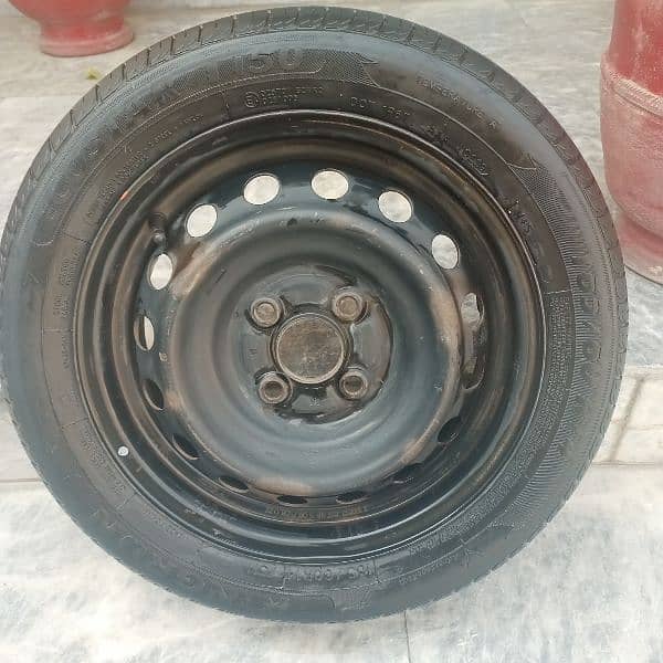 Used spare wheel for sale, 165/60/14 6