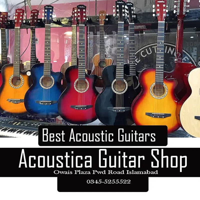 Quality guitars collection at Acoustica guitar shop 0