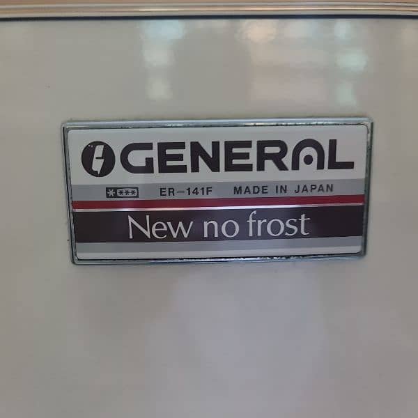 General ER-141F No Frost Fridge. . Made In Japan condition 10 by 9 1