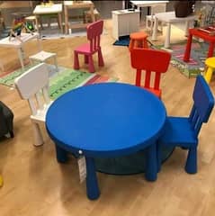 Children's Table With Chairs Made in Italy
