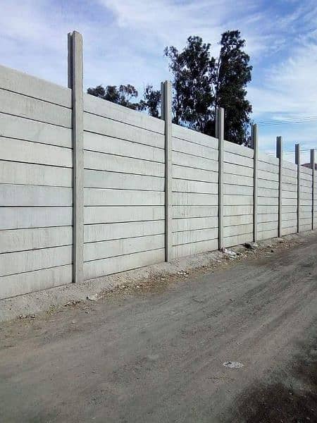 Precast Boundary Wall H column & Planks 5