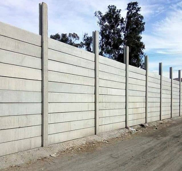 Precast Boundary Wall H column & Planks 10