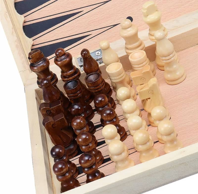 Wooden Chess Small, Medium, Large, Extra Large and Jumbo Size 3