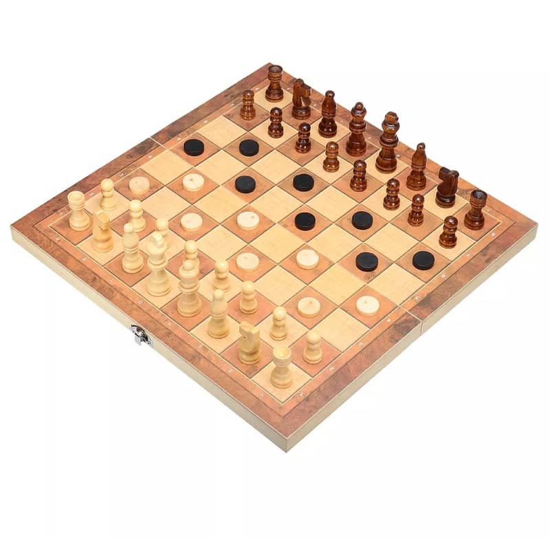 Wooden Chess Small, Medium, Large, Extra Large and Jumbo Size 4
