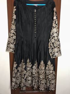 FANCY BLACK SHAPOSH BRAND 3 PIECE PEPLUM DRESS 0