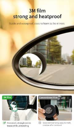 Baseus Blind Spot Convex Mirror & Baseus Rain Proof Film