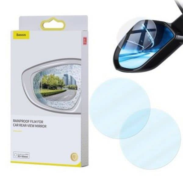 Baseus Blind Spot Convex Mirror & Baseus Rain Proof Film 1