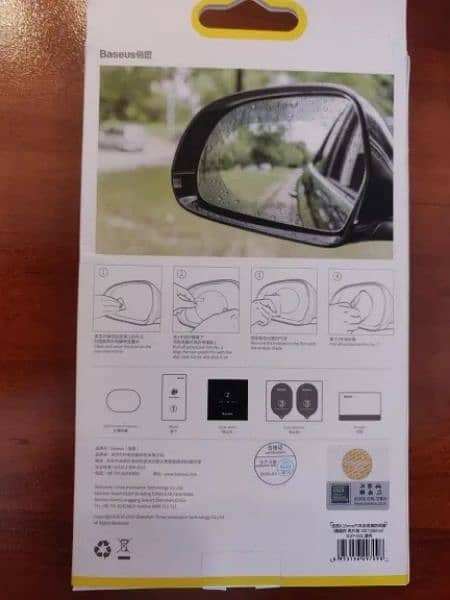 Baseus Blind Spot Convex Mirror & Baseus Rain Proof Film 13