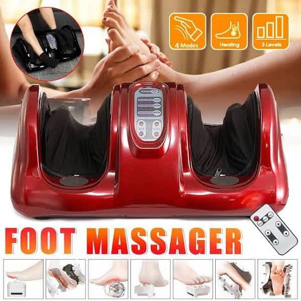 Original Electric Shiatsu Heating Foot & Leg Massager Machine 0